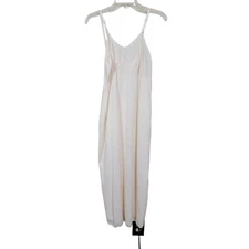 Vintage Wondermaid Women's Non Cling Slip Chemise Gown Dress White Size 36