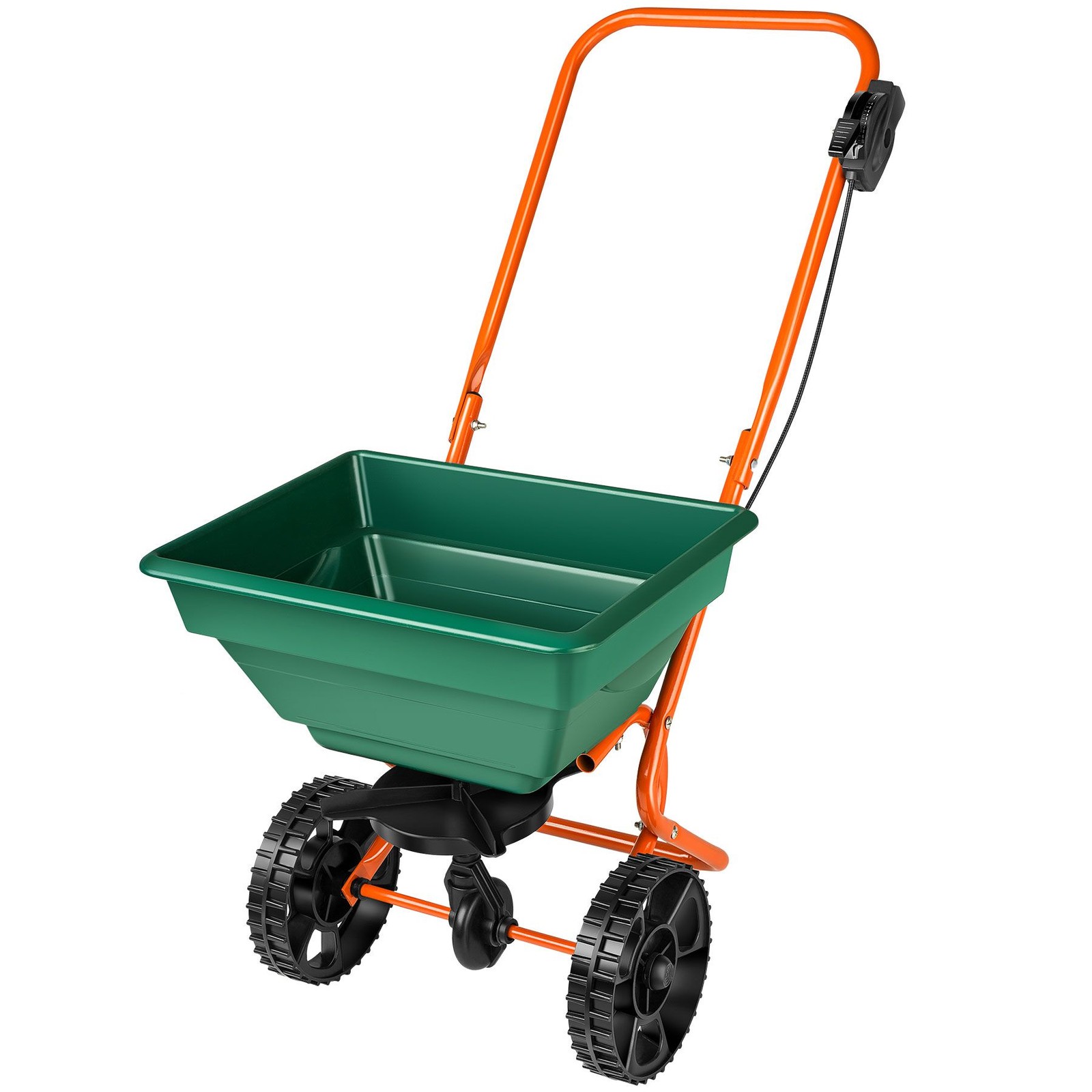 Deuba Streuwagen 12L Düngerwagen Salzwagen Gartenwagen Rasenstreuer Rasen