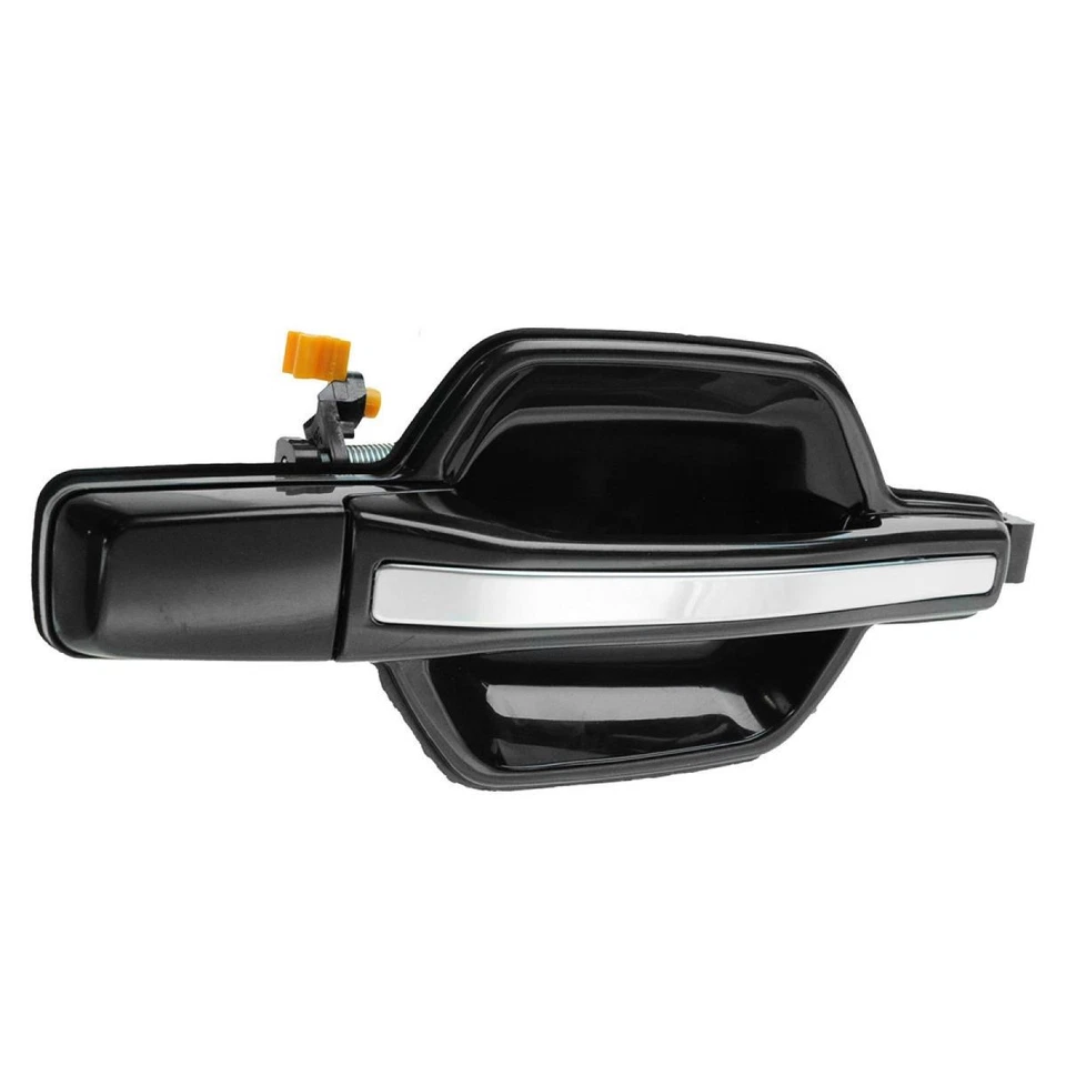 Juego de 4 manijas de puerta exterior negras y cromadas delanteras y traseras para 01-06 Montero Foto 2 de 4