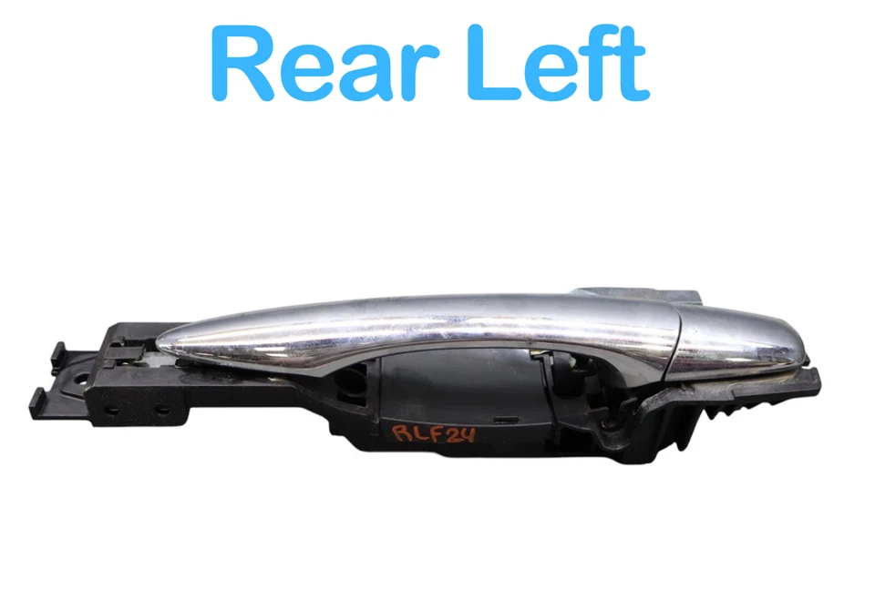 11-17 Infiniti QX56 QX80 maçaneta externa traseira esquerda do lado do motorista prata fabricante de equipamento original - Imagem 3 de 4