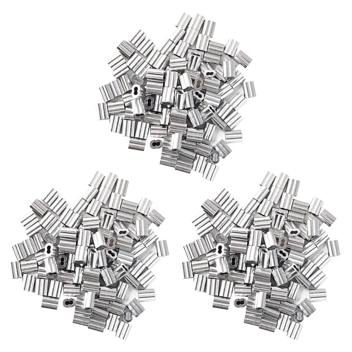 360X Aluminum Crimping Loop Sleeve for 2mm Diameter Wire Rope and Cable M3B5