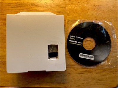 ASUS USB-AC53 Nano AC1200 Dual-Band Wi-Fi 5 USB Adapter - New Open Box, Not Used