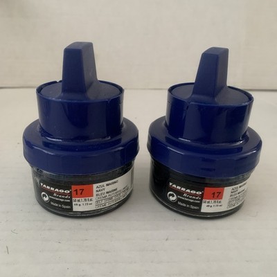Set of 2 Tarrago SELF SHINE SHOE CREAM Polish KIT Navy 50 Ml 