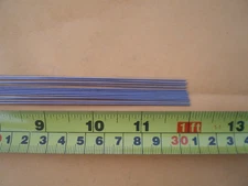 75 PCS. STAINLESS STEEL STRAIGHT LURE SHAFT WIRE FORM .031 X 12" INCHES LONG