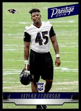 2019 Panini Prestige Jaylon Ferguson Rookie Baltimore Ravens #248