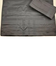 Hotel Collection Structure (2) EURO Pillow Shams,  Charcoal- New