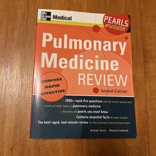 Pulmonary Medicine Review : Pearls of Wisdom by Richard Lenhardt and Michael...