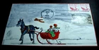 UNITED STATES HAND PAINTED FIRST DAY COVER SIGNED C & C SCOTT 1900 PAIR AND 1551