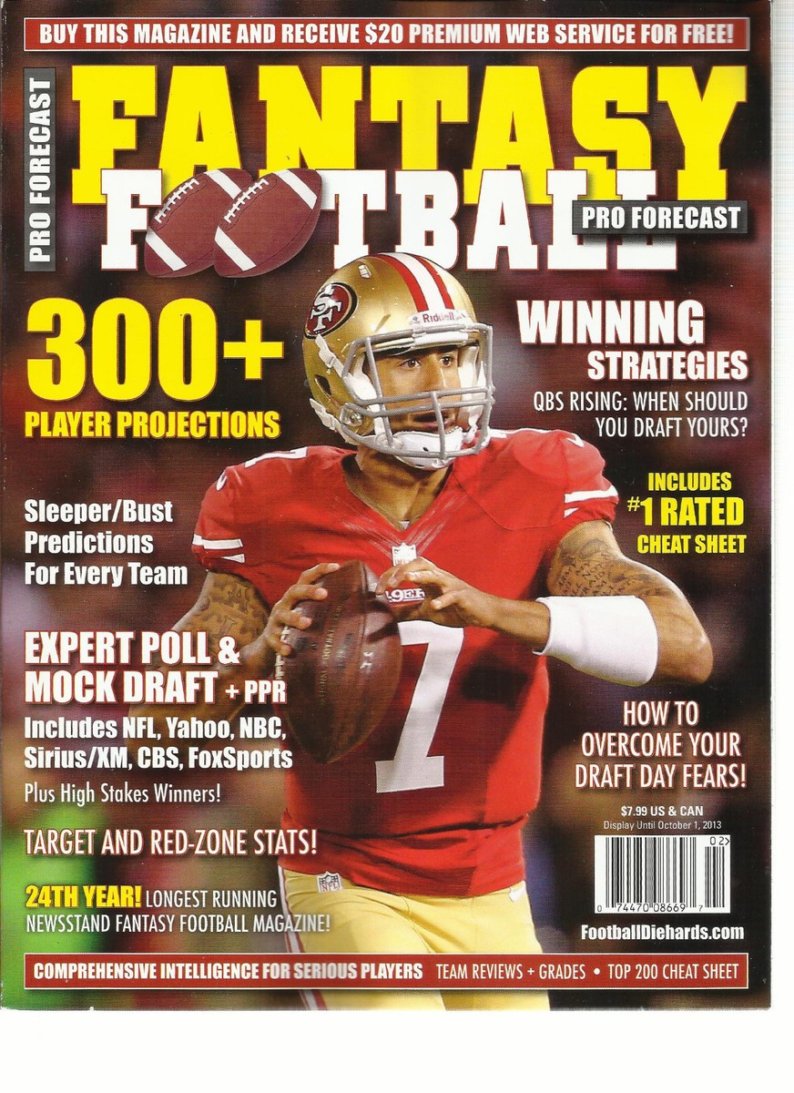 FANTASY PRO FORECAST FOOTBALL, 2013 300 PLAYER PROJECTIONS