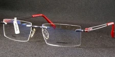 VISTAN Titan 4219 2 Gunmetal UNIQUE RARE EYEGLASSES GLASSES RIMLESS 54-18-140mm