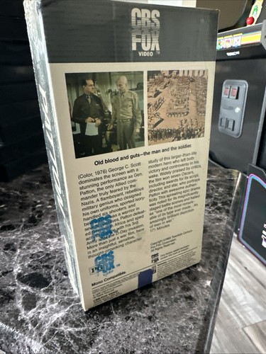 1976 PATTON, VHS Set Brand New in sealed box set from 1986 - Picture 3 of 3