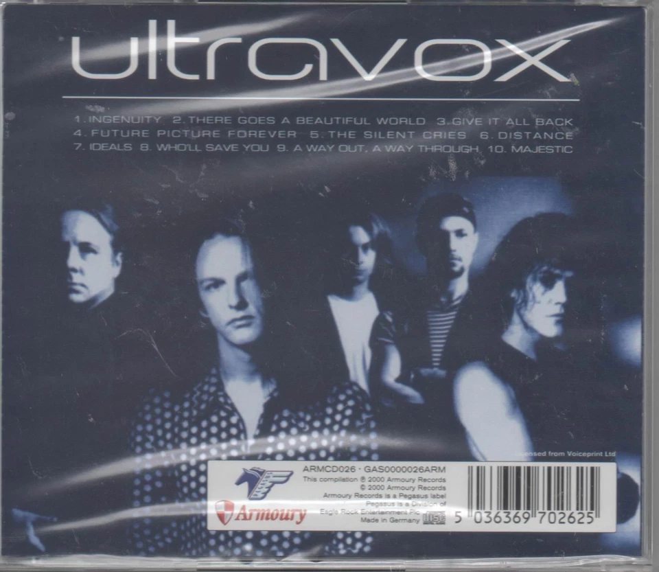 Ultravox Ingenuity CD NEU There Goes A Beautiful World Give It All Back Majestic - Bild 2 von 2
