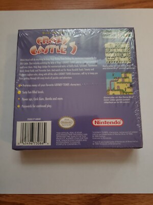 Bugs Bunny Crazy Castle 3 (Nintendo Game Boy Color, 1999) Sealed