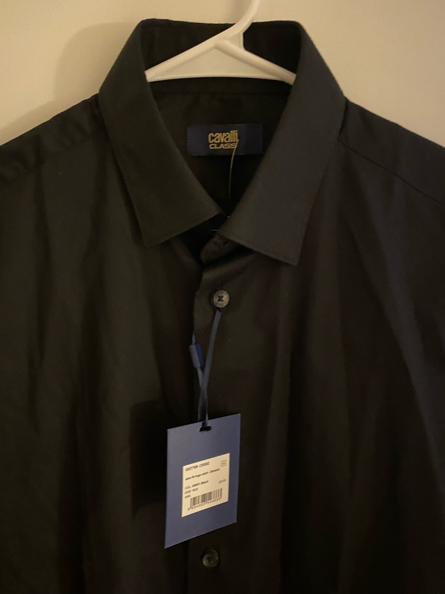 cavalli class slim fit dress shirt Cavalli Class Slim Fit Dress Shirt