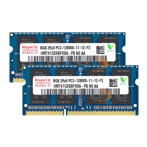 Hynix 2x 8GB DDR3 1600mhz 2RX8 PC3-12800S 204pin SODIMM Memory RAM Intel Laptop - Picture 6 of 7