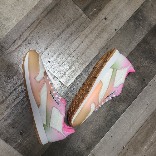 Reebok Men Classic Leather Sneaker Daniel Moon Atomic Pink Radiant Ochre Shoe
