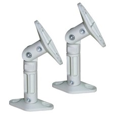 2 White Pack Lot - Universal Wall or Ceiling Speaker Mount Brackets fits Bose