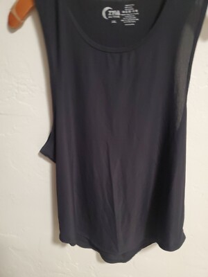 ZYIA  Active Premium Tank TopSolid Black Sleeveless Women's Size XXL 