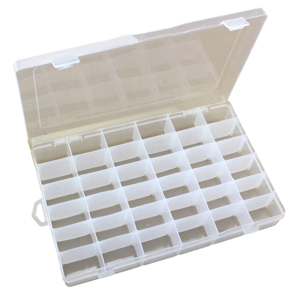 Plastic earring storage on sale box