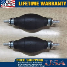 2x 3/8'' Hand Primer Bulb Outboard Car Marine Boat Gas Fuel Line Pump All Fuels!