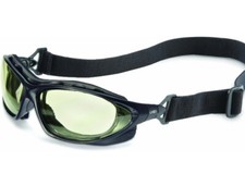 UVEX S0609X Seismic Safety Glasses, Black Frame SCT  Low IR Lens AF Coating NEW
