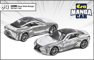 ERACAR レクサス EraCar 1/64 LEXUS LC500 (Pearl White Manga)マンガカー