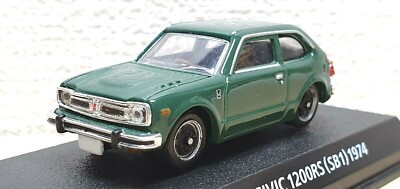 1/64 Konami 1974 HONDA CIVIC 1200RS GREEN diecast car model | eBay