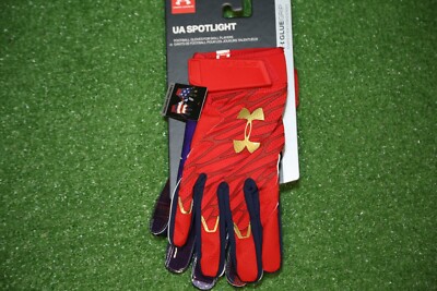 グローブ UA SPOTLIGHT GLUEGRIP Under Armour Football Mens Spotlight GlueGrip Gloves Limited USA