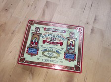 Scatola Latta Tabacco Sigarette Kyriazi Frères Cairo Egypt Neptune 100 Cigarette