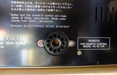ダストカバー・リモコン （純正 AKAI GX-635D オープンリール デッキ 