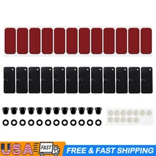 Rear Window Louvers Installation Hardware Kit for Ford Mustang Camaro Dodge