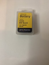 Pro master Nikon EN-EL15 Rechargeable Li-ion Camera Battery