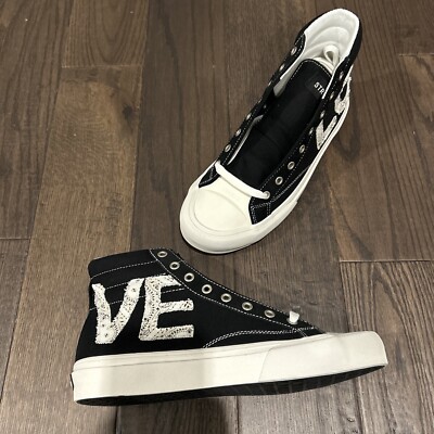 Straye Venice Love Rag Sneakers Men's Size Black SVN4547