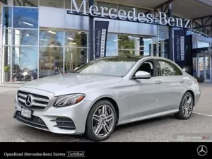 2018 Mercedes-Benz E-Class 4MATIC Sedan -One Owner! Local! Rates from 2.9!