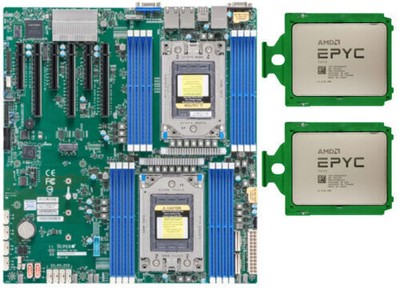 Supermicro H12DSI-N6 Mainboard + 2x AMD 7282 7302 7402 7542 7642 7702 7742 CPU