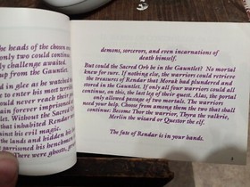 Gauntlet NES Instruction Manual Booklet Tengen Nintendo 