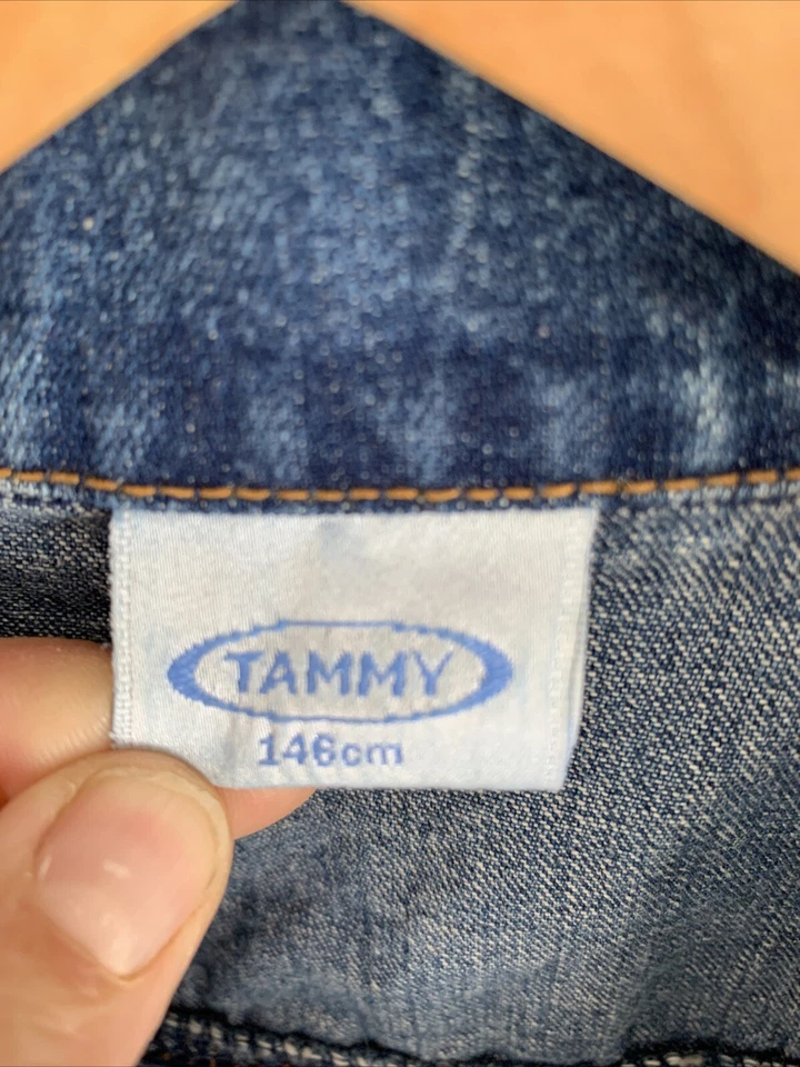 Girls Blue Denim Jacket Size 11 Years 146 Cm TAMMY - Image 3 of 4