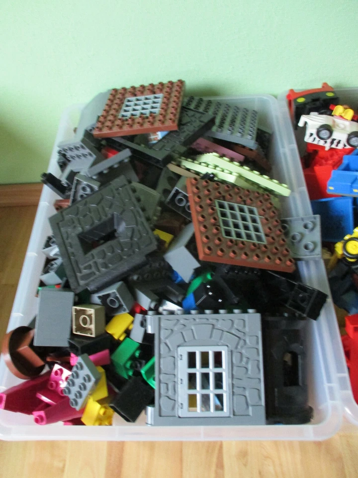 1 Kg LEGO DUPLO Starter Set STEINE FIGUREN TIERE FAHRZEUGE Sondersteine - Bild 3 von 4