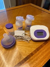 Lansinoh Signature Pro Double Electric Breast Pump - White/Purple