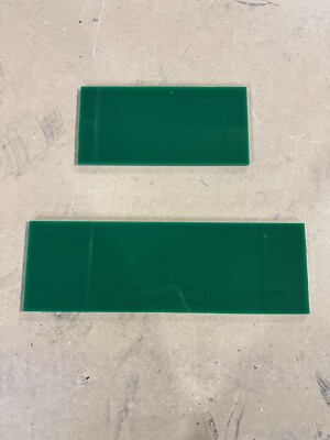 GREEN ACRYLIC PLASTIC SNOWBOARD WAX SCRAPER, SKI TUNING TOOL, Car Ice Scraper