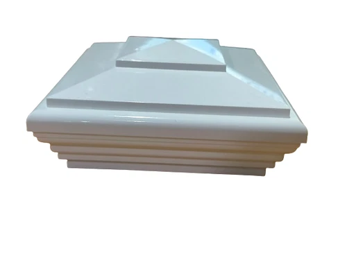 New England Cover for 100x100 Posts white 15 Pack PVC Post Caps Fencing Cap - Picture 2 of 5