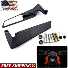 Universal Motorcycle Rearview Wind Wing Mirrors 8mm/10mm for Suzuki DRZ400 400SM