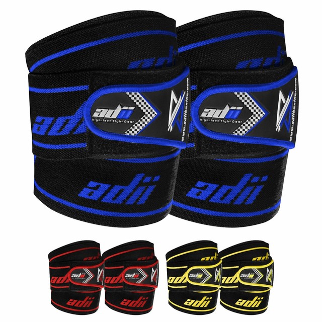 ADii™ Weight lifting Knee Wraps Deadlift Guard Powerlifting Workout Gym
