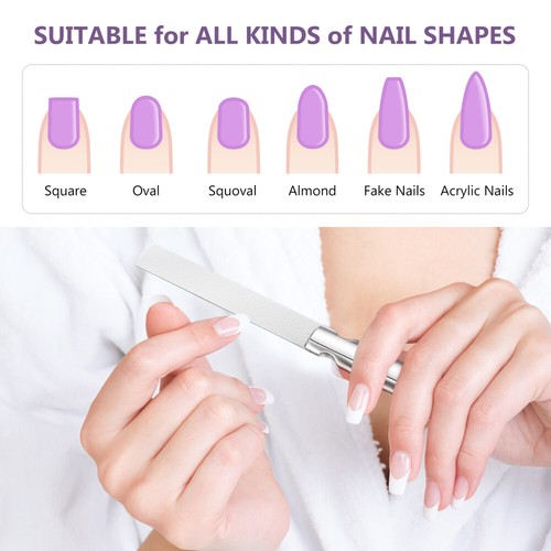 2 Pcs Lime À Ongles ventes exceptionnelles Pour Manucure En Acier Inoxydable Voyage Homme