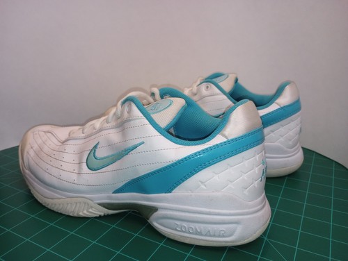 Zapatillas Nike Zoom Air Azul y Blanco Mujer Talla 10 Estilo 316008 a 2007 Lanzamiento - Imagen 9 de 24
