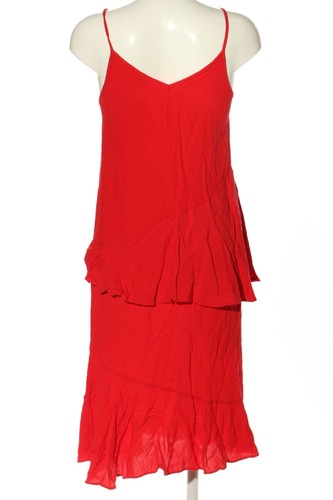 VILA Vestido tipo overol Mujeres Talla EU 36 rojo elegante - Imagen 5 de 5