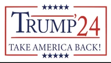 Trump 24 2024 Taking Back America Metal Fridge Magnet 2.25x4 8352