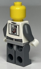 LEGO AT-AT Driver (Minifigure, SW0102, Authentic, Star Wars, 4483, No Helmet)
