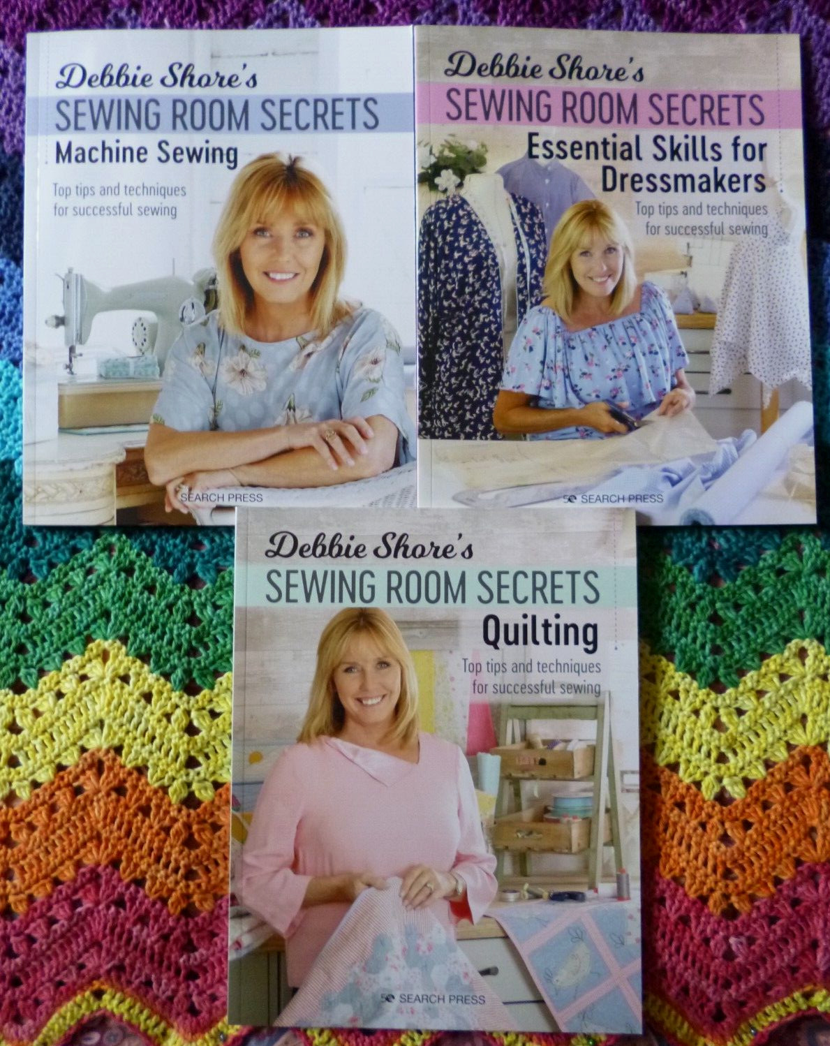 3 Debbie Shore Sewing Room Secrets Books Dressmakers + Machine Sewing + Quilting