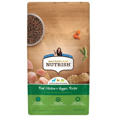 Nutrish Real Chicken & Veggies Recipe Dry Dog Food, 6 lb. Bag
